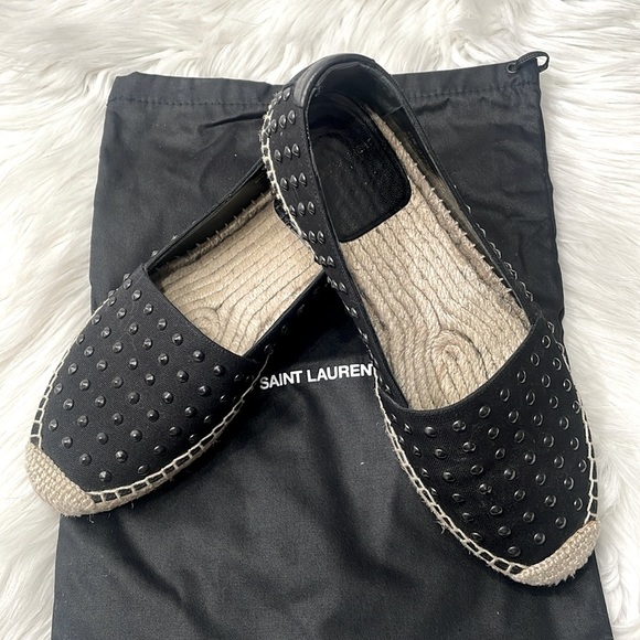 Saint Laurent Shoes - SAINT LAURENT Studded Espadrilles